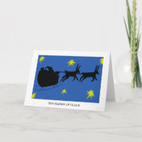Moderne kerst parodie Kaart