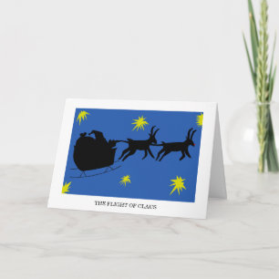 Moderne kerst parodie Kaart