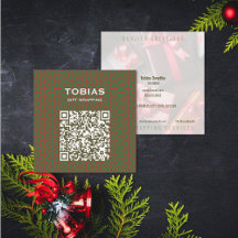 Moderne kerst QR-code