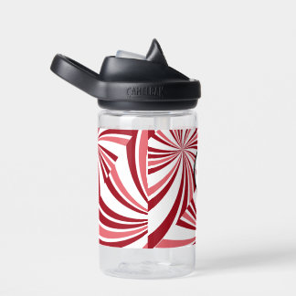 Moderne Kerst snoep riet rood wit Water Fles