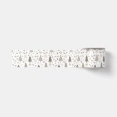 Moderne Kerstbomen Beige Lint (Voorkant)