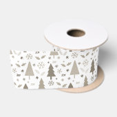 Moderne Kerstbomen Beige Lint (Spoel)