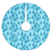 Moderne kerstbomen met metaal - hemelblauw kerstboom rok (Voorkant)