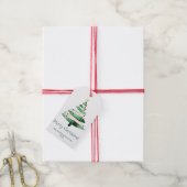 MODERNE KERSTBOOM CADEAULABEL (Met Touw)