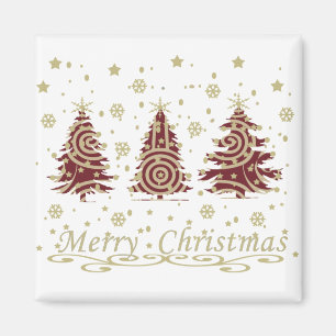 moderne kerstboom decoratie magneet