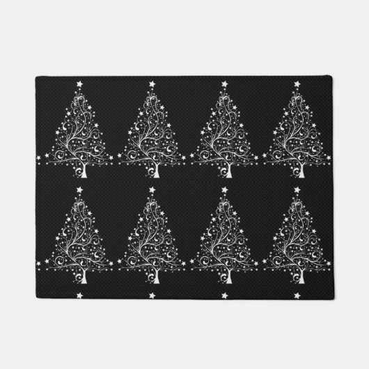 **MODERNE KERSTBOOM** DEURMAT (Voorkant)