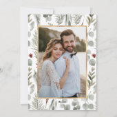 Moderne kerstboom Een foto Kerstmis Kaarten (Achterkant)