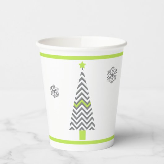 Moderne kerstboom papieren bekers (Links)