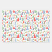 Moderne kerstboomBoerderij Inpakpapier Vel (Voorkant)