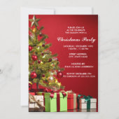 Moderne kerstboomfeestdag kaart (Voorkant)