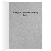 Moderne kerstboomkaart voor feestjes (Binnen (Rechts))