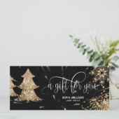 Moderne kerstboomschilfers (Staand voorkant)