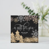 Moderne kerstboomschilfers (Staand voorkant)