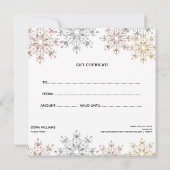 Moderne kerstboomschilfers (Achterkant)