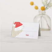 Moderne kerstbruiloft met Red Santa Hat (Voorkant)