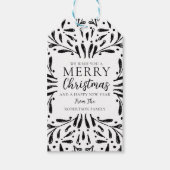 Moderne kerstcadeauLabel Cadeaulabel (Voorkant)