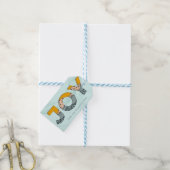 Moderne kerstcadeauLabel Cadeaulabel (Met Touw)