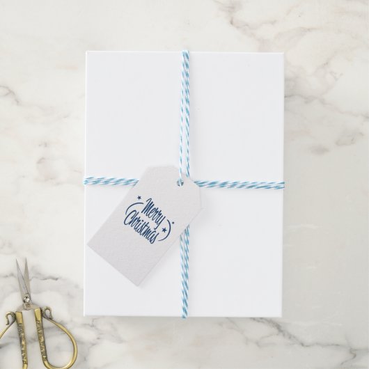 Moderne kerstcadeauLabel Cadeaulabel (Met Touw)