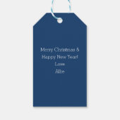 Moderne kerstcadeauLabel Cadeaulabel (Achterkant)