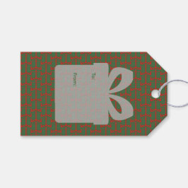 Moderne Kerstcadeaus Ontwerp Vakantie Cadeaulabel