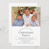 Moderne kerstfeest kaart (Voorkant / Achterkant)