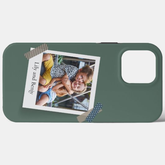 Moderne kerstfeestdag Case-Mate iPhone case (Achterkant (horizontaal))