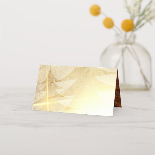 Moderne kerstfeestdag met gouden sterren Pine Tree (Achterkant)