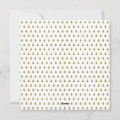 Moderne kerstfeestfoto feestdagenkaart (Achterkant)