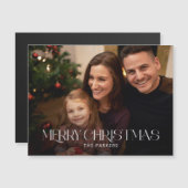 Moderne kerstfoto (Voorkant / Achterkant)