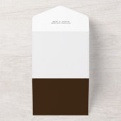 Moderne kerstfoto all in one uitnodiging (Buitenkant)