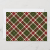 Moderne kerstfotokaart met instapmodel feestdagenkaart (Achterkant)