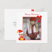 Moderne kerstfoto's en aangepaste foto's (Voorkant / Achterkant)