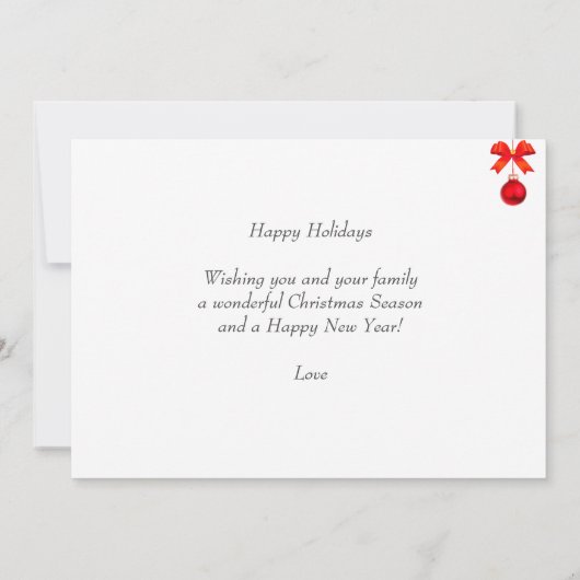 Moderne kerstfoto's en aangepaste foto's (Achterkant)