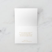 Moderne kerstgrenery | White Bedankt Card (Binnen)