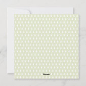 Moderne Kerstgroet Krans Foto Feestdagenkaart (Achterkant)