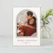 Moderne kerstKaart (Staand voorkant)