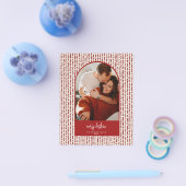 Moderne kerstKaart Flyer (Enkel)