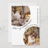 Moderne kerstkaarten Collage Kerstmis Foto Kaart (Voorkant)