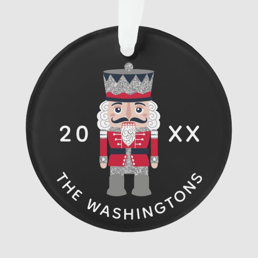 Moderne kerstkeramische versiering ornament (voorkant)