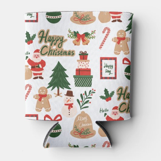 Moderne kerstkerstkerstkerstkerstkerstman en ontbi blikjeskoeler (Voorkant)