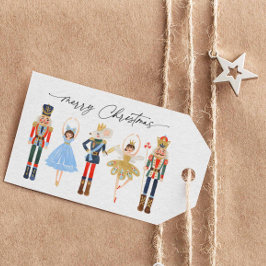 Moderne kerstminimalistische kerstcadeaulabels cadeaulabel