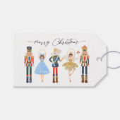 Moderne kerstminimalistische kerstcadeaulabels cadeaulabel (Voorkant (Horizontaal))