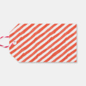 Moderne kerstminimalistische labels cadeaulabel (Achterkant Horizontaal)