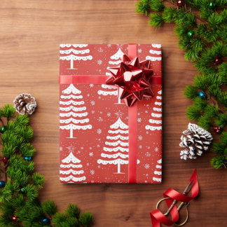 Moderne Kerstmis Cadeaupapier