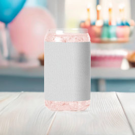 Moderne Kerstmis Grijs Patroon Cadeaupapier Blikvorm Glas