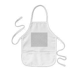 Moderne Kerstmis Grijs Patroon Cadeaupapier Kinder Schort