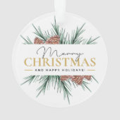 Moderne Kerstmis Ornament (achterkant)