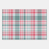 Moderne Kerstmis Poinsettia Pset Inpakpapier Vel (Voorkant 2)