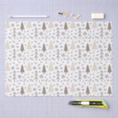 Moderne kerstneutrale tinten tissuepapier (Craft)