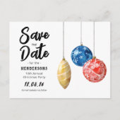 Moderne kerstpartij sparen de aankondiging van de  (Voorkant)